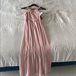 Eliza J pink maxi gown, unworn, new with tags
